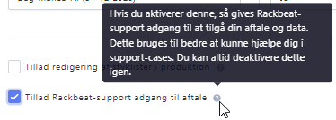 Opsætning af din Rackbeat fra 10