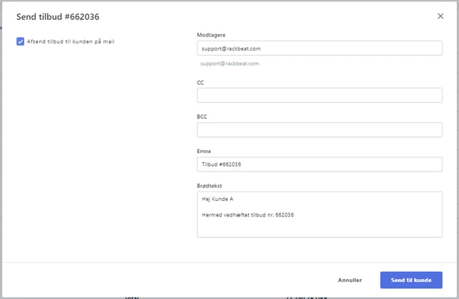 Salgsmodulet fra tilbud til faktura 4