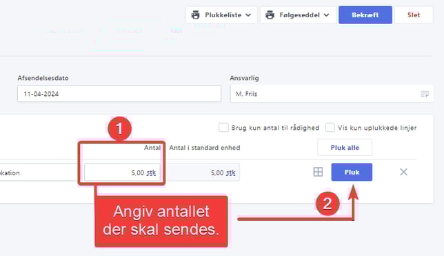 Salgsmodulet fra tilbud til faktura 9