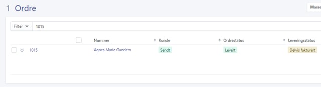 Salgsmodulet fra tilbud til faktura NO 1