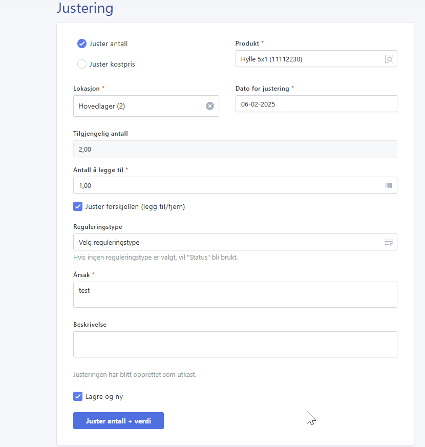 Serienummerstyring NO 15